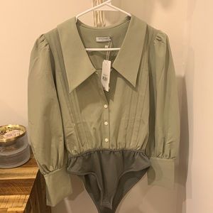 Petite Studio Cassia Blouse Sage XXS